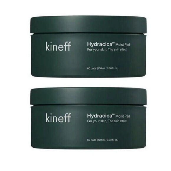 Kineff Hydracica Moist Pads 3.38 fl oz,Each  2-pack - New Sealed Box - Picture 1 of 1